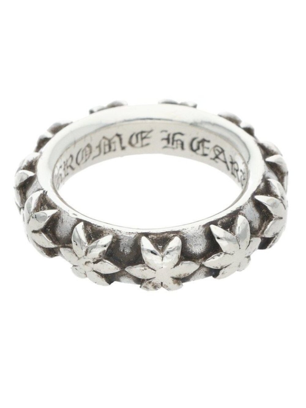 Chrome Hearts Star Band Silver Ring